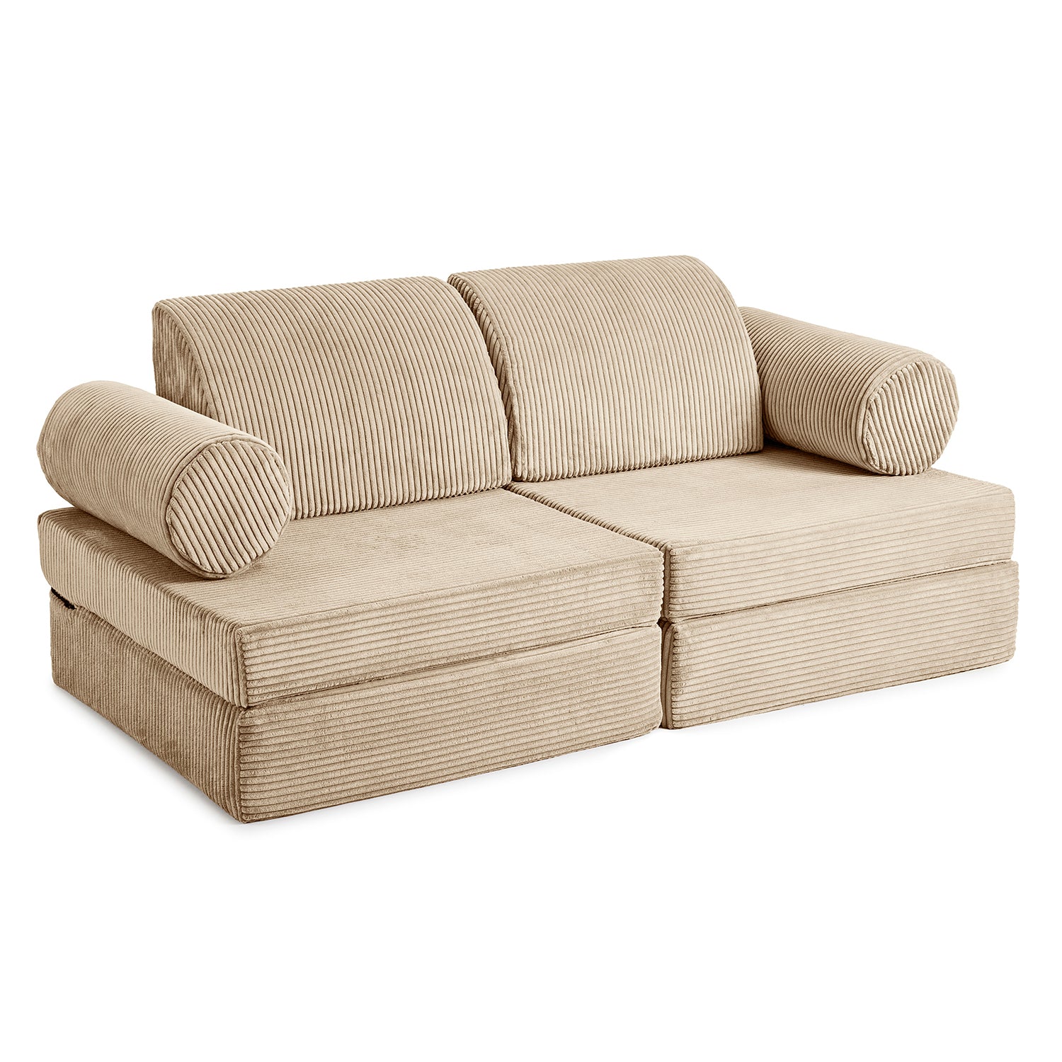 Modular couch for kids in dune
