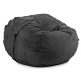 Premium XL Bean Bag in charcoal - made out of soft and durable corduroy fabric