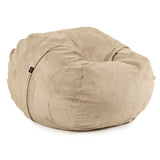 Premium XL Bean Bag in beige - made out of soft and durable corduroy fabric
